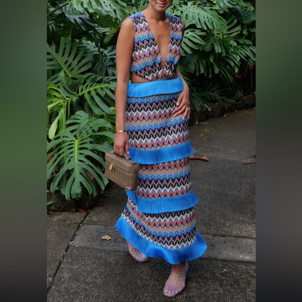 PatBo Crochet Midi Dress